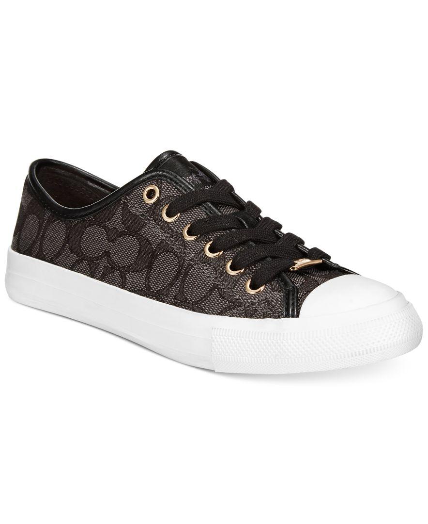 coach high top sneakers macy's